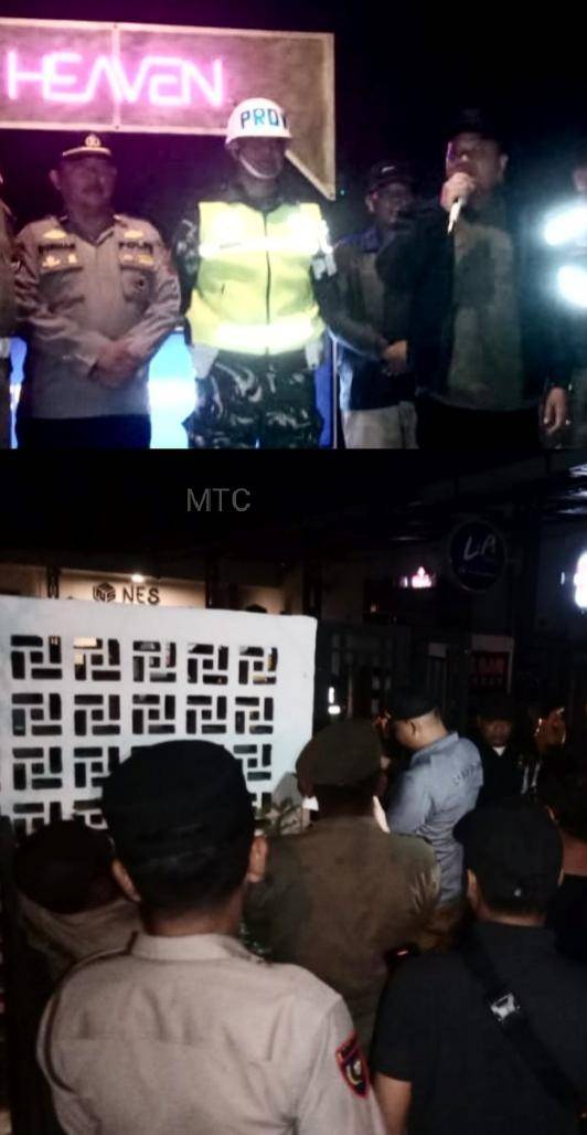 Wakil Bupati Dan Forkopimda Asahan Tutup Paksa Dua THM