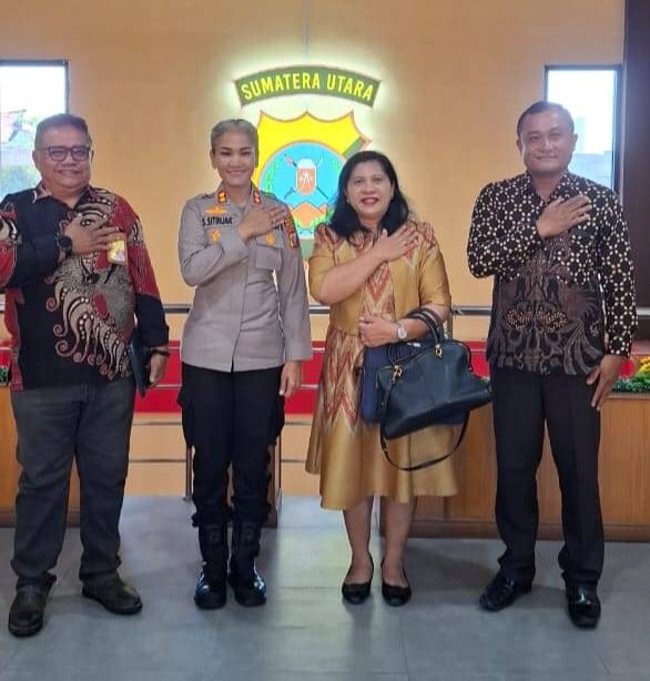 Kapolres Pematangsiantar Sambut Tim Universitas Prima Indonesia