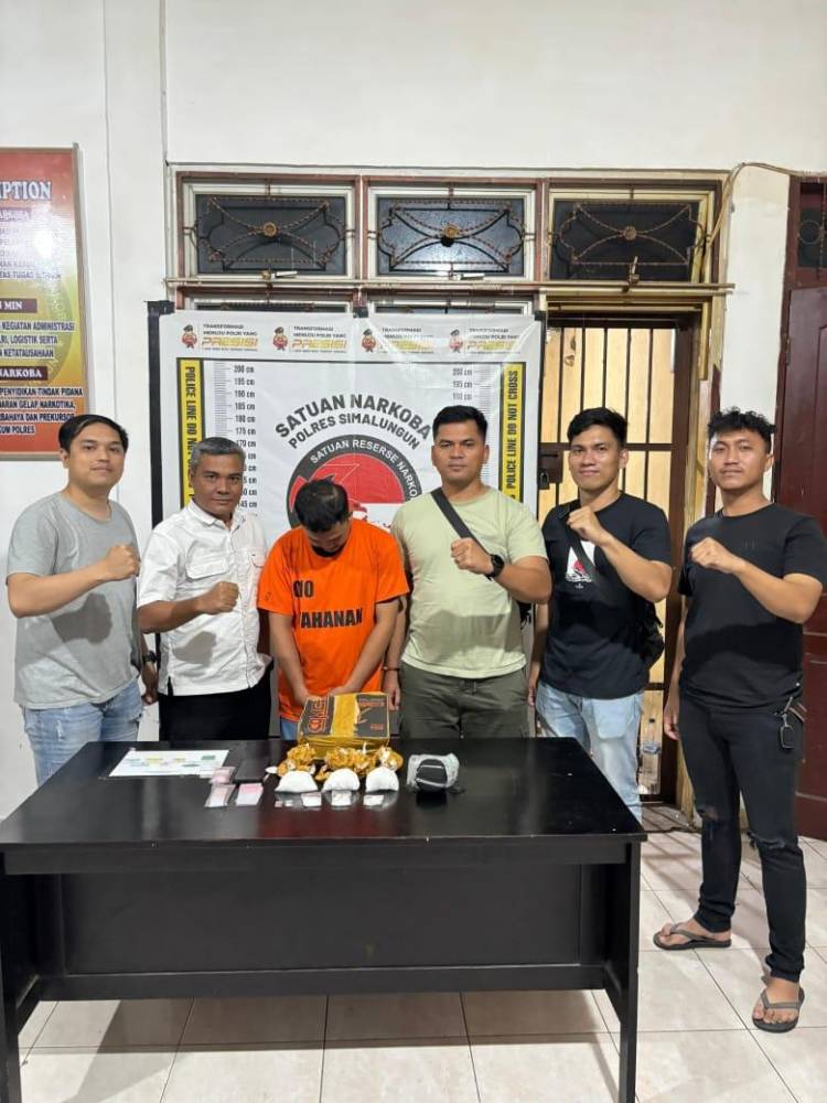 Kasat Narkoba Polres Simalungun Bekuk Bandar Sabu BBi 3,3 Ons