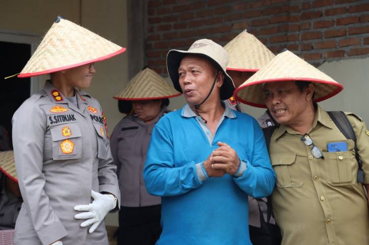 Dukung Program Prioritas Presiden R.I Ketahanan Pangan ,Kapolres Pematangsiantar Hadiri Panen Raya