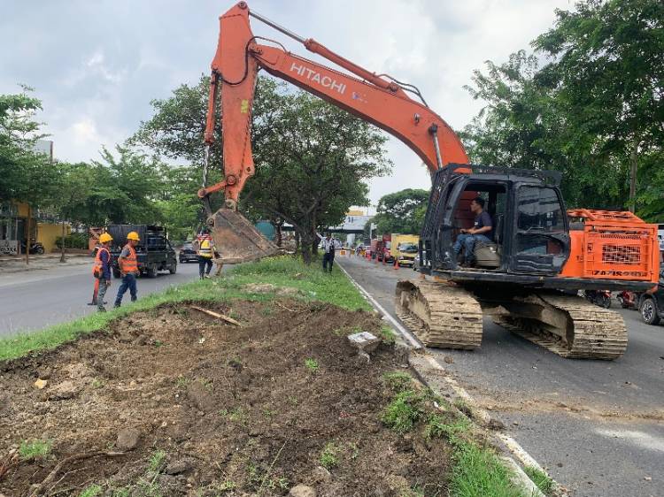 Zulkarnaen SKM Apresiasi BBJN Bongkar Median Jalan di Seputar Pintu Tol Bandar Selamat