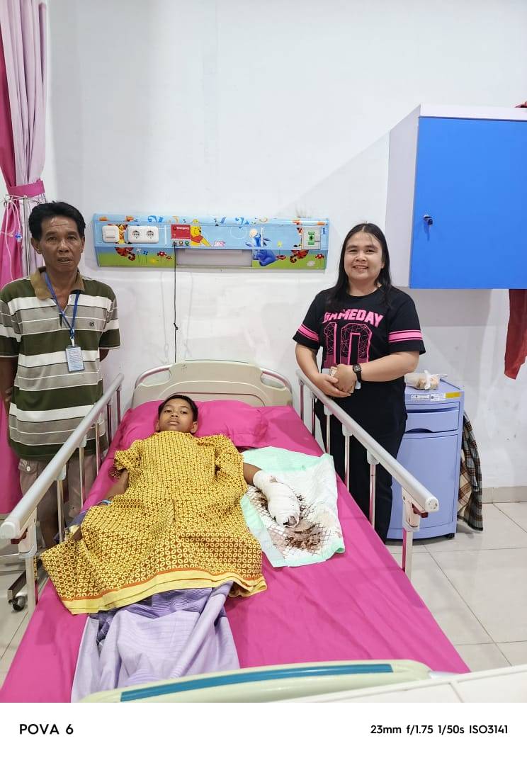 Warga Kurang Mampu Harapan Uluran Tangan Dermawan, Dahnil Ginting Utus Tim Tuk Bawa Kerumah Sakit