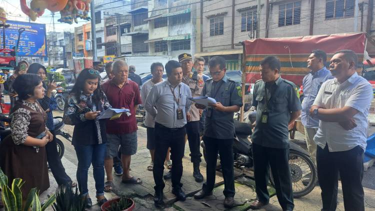 Polres Pematangsiantar Laksanakan Pengamanan Konstatering Ruko di Jalan Merdeka
