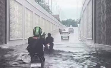 Underpass HM Yanin Banjir, Proyek Rp163 Miliar Disorot