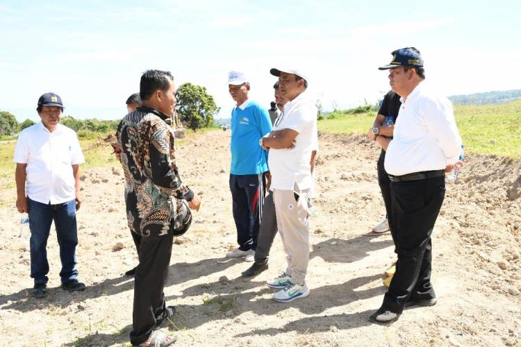 Wabup Samosir Tinjau Pengerjaan Jalan Panguguran Bypass