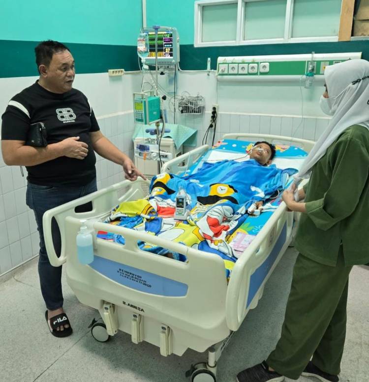 Warga Tak Mampu, Afgan dan Toni Dapat Akses Kesehatan Dari anggota DPR M.Dahnil Ginting