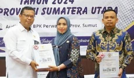 Bupati Labuhanbatu Terima LHP Keuangan Tahun Anggaran 2024 Dari BPK RI Dengan Opini WDP