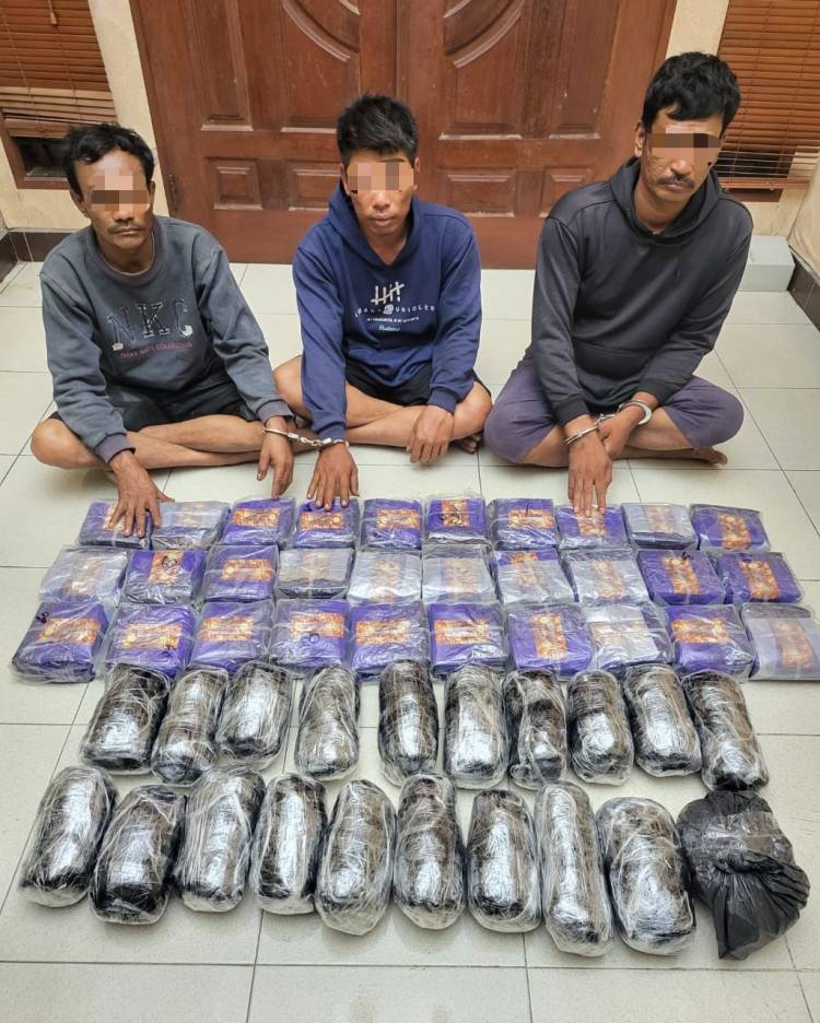Transaksi di Laut, Polda Sumut Gagalkan Penyeludupan 30 Kg Sabu dan 20 Narkotika Vape dari Malaysia