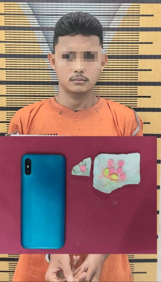 Dibui Gegara 8 Butir Pil Ekstasi