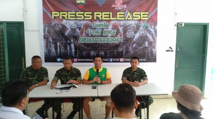 Dongkrak Wisata Medan, Kodam I/BB Gelar Lomba Fun Bike Orienteering 