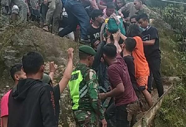 Pihak RS Armanda Brastagi Sedang Menangani Bapak dan Anak Kena Petir