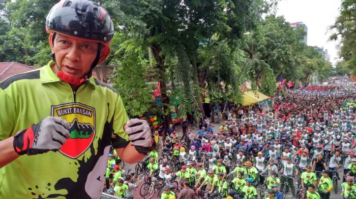 Di HUT Kodam I/BB Ke 69, Ratusan Peserta Ikut Memeriahkan Acara Funbike 