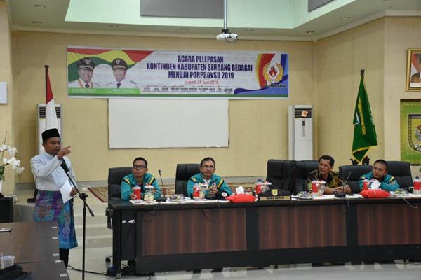 Wabup Lepas Atlet Sergai Ikuti Porprovsu 2019