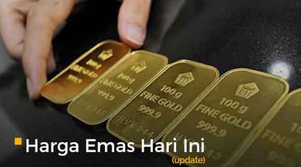 Jatuhnya Bursa Saham AS, Harga Emas Naik
