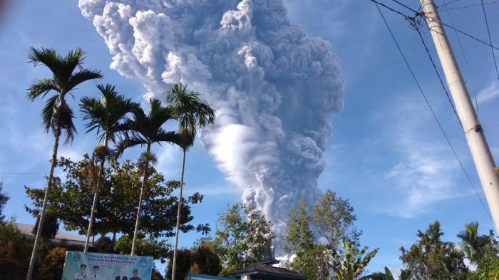 Lahan Pertanian Tiga Kecamatan di Karo Rusak Pasca Erupsi Besar Sinabung