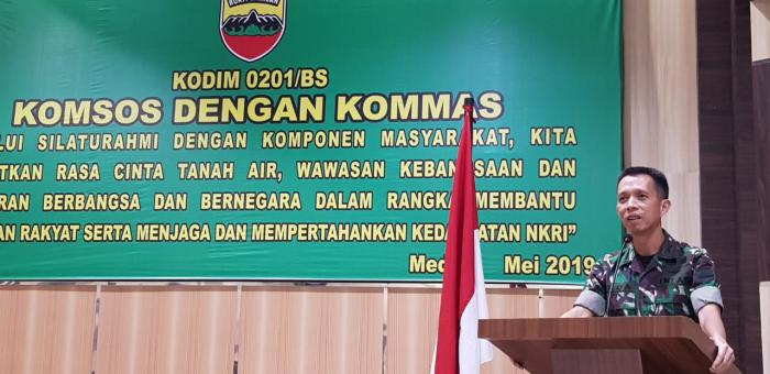 Kodim 0201/BS Buka Puasa Bersama Anak Yatim dan Ta'mir Mesjid di Medan