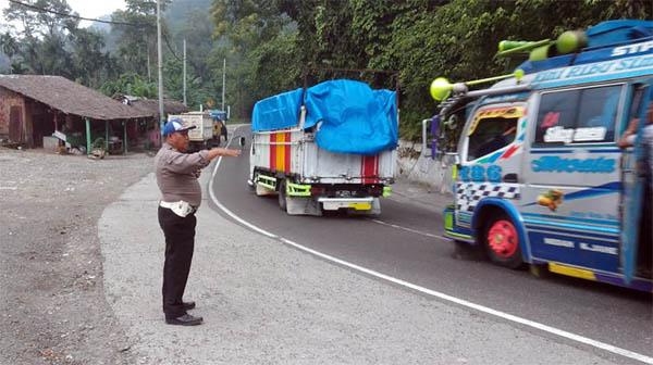 Hindari Jalur Macet, Polsek Pancurbatu Sarankan Gunakan Jalur Alternatif