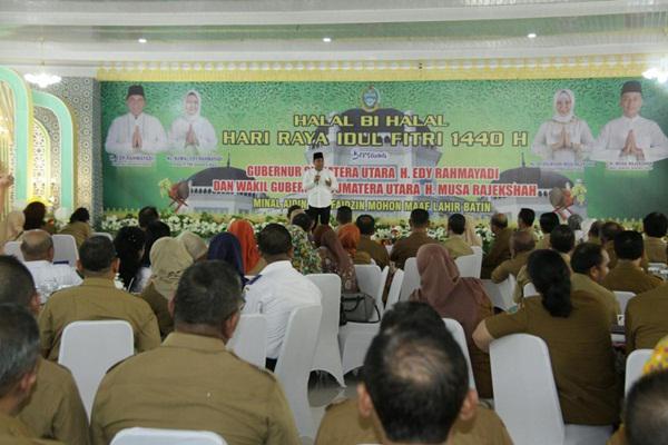 Edy Rahmayadi Ajak ASN Tingkatkan Kinerja dan Bekerja dengan Hati
