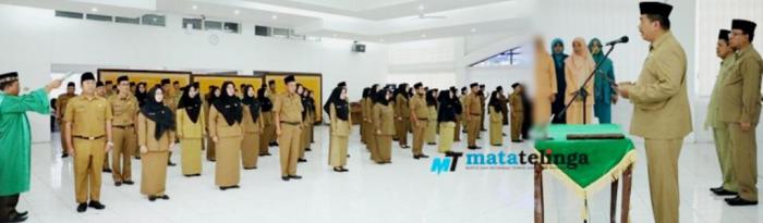 Sekdakab  Asahan  Pimpin Pelantikan Dan Pengambilan Sumpah Jabatan Kepala Puskesmas