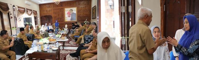 Rajut Tali Silaturahim Agar Tidak Pupus, Plt Bupati Halal Bihalal Kerumah Keluarga Alm.Buya Taufan