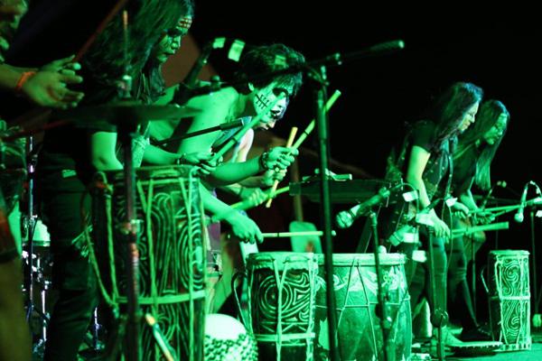 Komunal Primitif Percussion USU Sukses Pukau Pengunjung TCWMF 2019