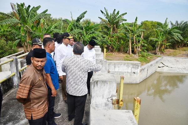 Sahuti Keluhan Petani, Ijeck Koordinasi ke Pemkab Batubara Perbaiki Waduk Perupuk