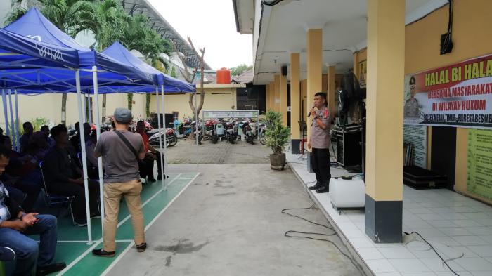 Gelar Halal Bi Halal, Kapolsek Medan Timur Ajak Masyarakat Bersama Jaga Kondusifitas