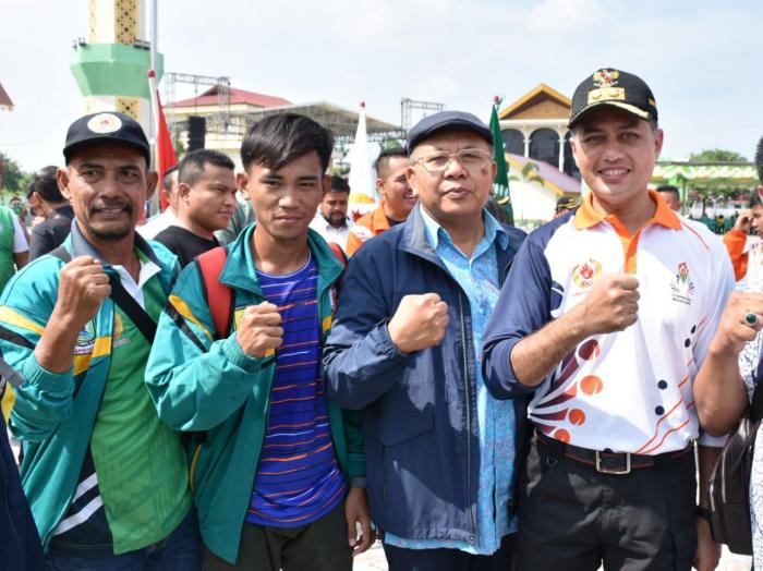 Bupati Sergai Hadiri Penutupan Porprovsu 2019