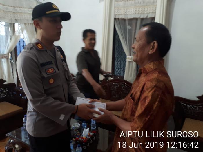 Kapolsek Patumbak  Anjangsana ke Purnawiraran Polri