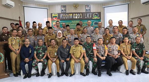 Halal bihalal Kodim 0203 Langkat, Dihadiri  Wali kota Binjai Muhammad Idaham