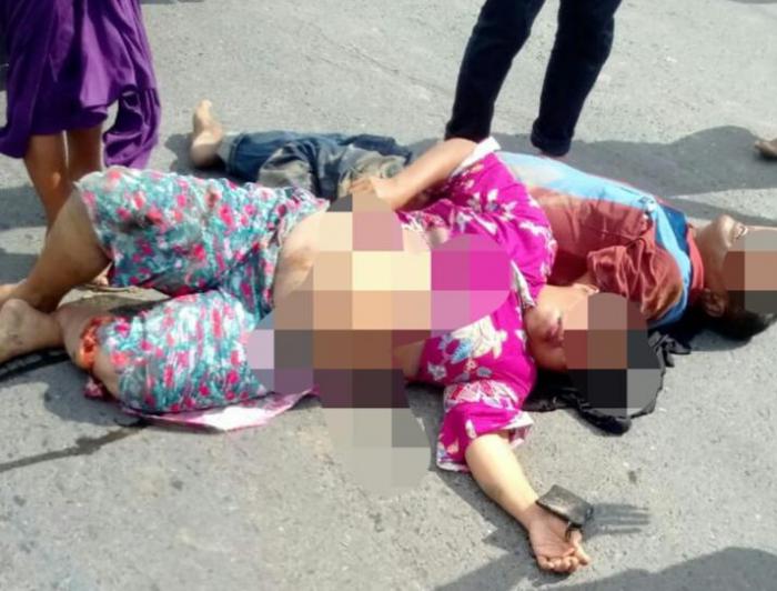 Pasutri Tewas Tergeletak di jalan Raya