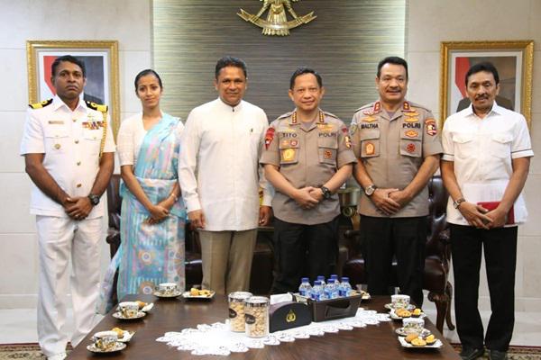 Kapolri Menerima Courtesy Call Dubes Republik Sosialis Demokratik Sri Lanka