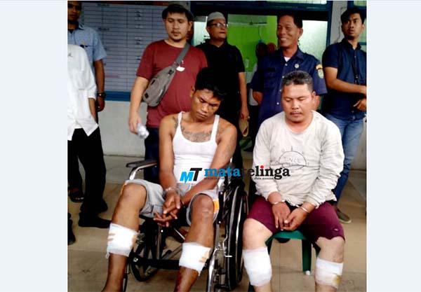 Dua Resedivis Harus Merasakan Dinginnya Timah Panas di Betisnya