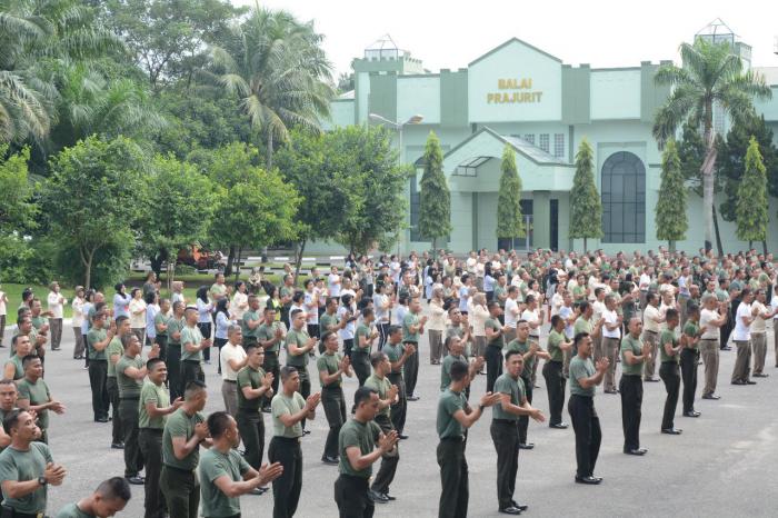 1.300 Personel Prajurit dan PNS Mengikuti Latihan Tarian Kolosal Kodam I/BB