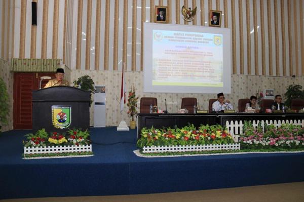Bupati Soekirman Sampaikan 3 Ranperda Kepada DPRD Sergai