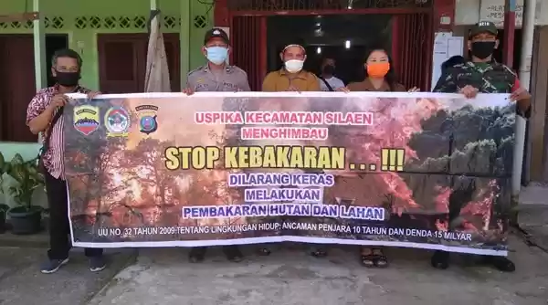 Masuki Musim Kemarau, Polsek Silaen Sosialisasi Pencegahan Kebakaran Hutan dan Lahan