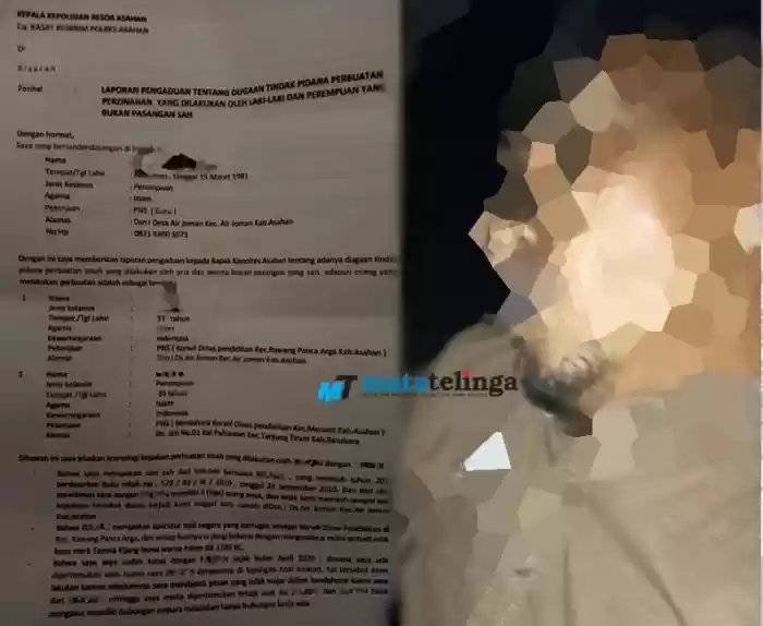 Merasa Dikhianati Suami, AMS Buat Pengaduan Ke Polres Asahan