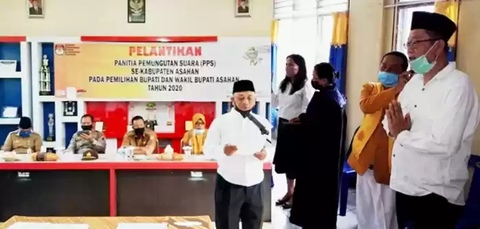 Tan Tien Min Dilantik KPUD Asahan Menjadi PPS Kelurahan Teladan Kisaran Timur