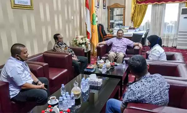 HANI 2020, Walikota Terima Kunjungan Kepala BNNK Tapsel