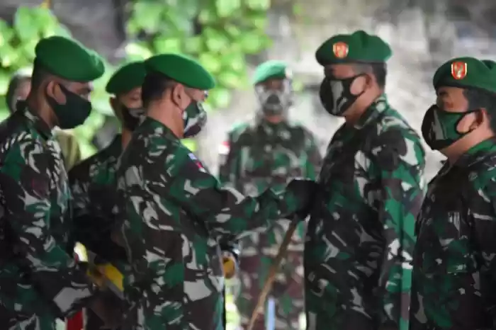 Danrem Merauke Pimpin Acara Penyerahan Tugas dan Jabatan Perwira Korem 174