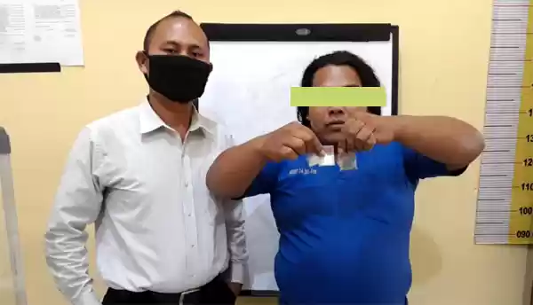 Terduga Kurir Sabu Asal Kampung Dalam Dibekuk Tim Sat Narkoba Polres Sergai