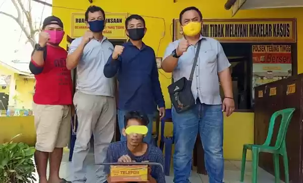 Mencuri Kedai Kelontong, Pemuda Asal Riau Ini Meringkuk di Sel Polsek Tebingtinggi