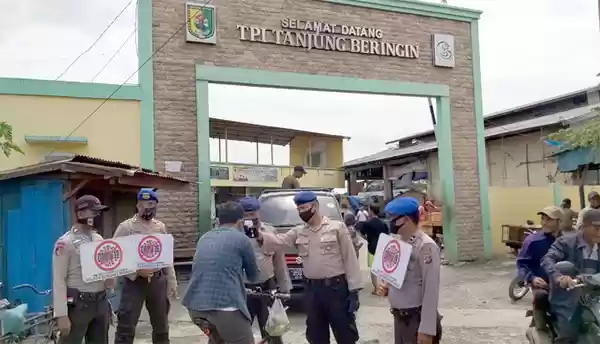 Sat Pol Airud Polres Sergai Sosialisasi Pencegahan Covid-19 Jelang New Normal