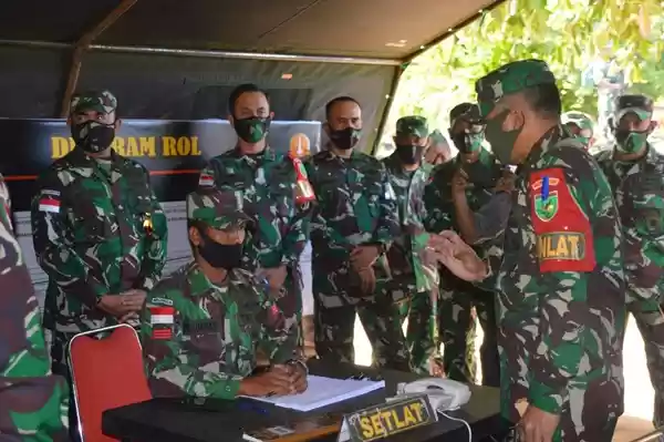 Danrem 174 Merauke Buka Latihan Posko-I Kodim 1707