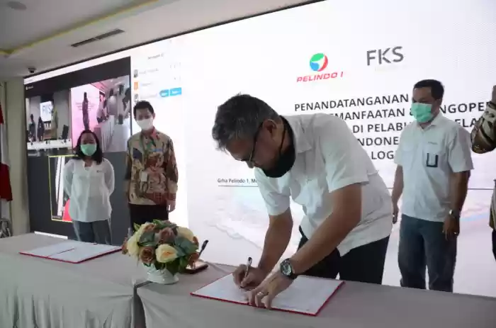 Pelindo I dan PT FKS Solusi Logistik Tanda Tangani Kerjasama Pengoperasial Terminal