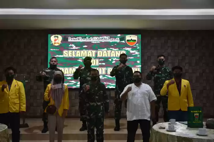 Kodam I/BB bersama Mahasiswa Panca Budi Sosialisasikan Pencegahan Penyebaran Virus Covid-19 