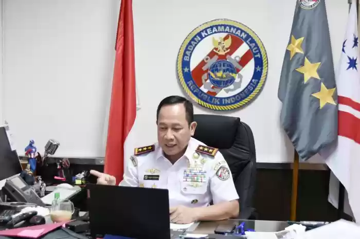 Kepala Bakamla RI Buka Long Distance Learning On Job Training 
