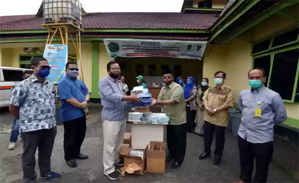 Bank Sumut Berikan Bantuan APD Ke GTPP Padangsidimpuan