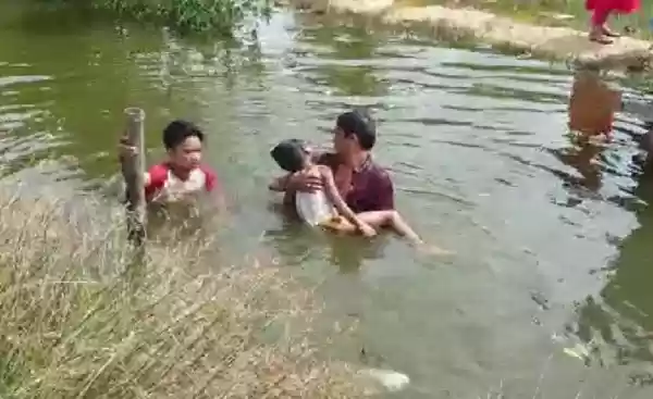 Bocah di Temukan Tewas Mengapung di Sungai