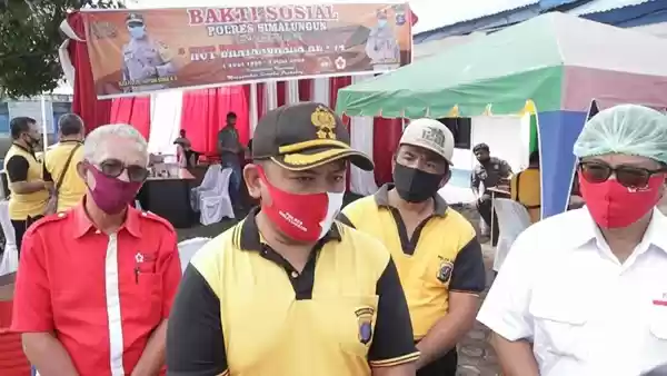 Meriahkan HUT ke 74 Bhayangkara, Jajaran Polres Simalungun Gelar Donor Darah